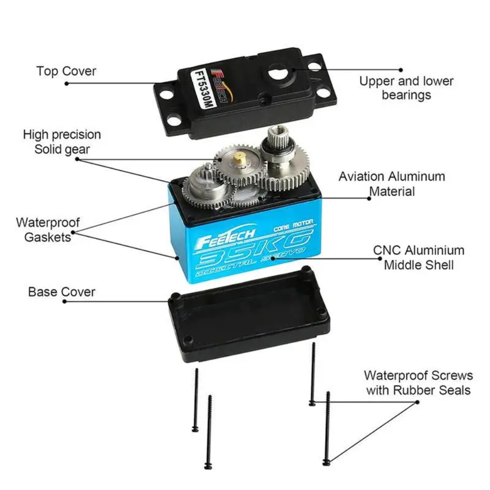 FEETECH FT5330M 35KG 디지털 서보 18 - Rc Helicopter Servo 리뷰 및 가격