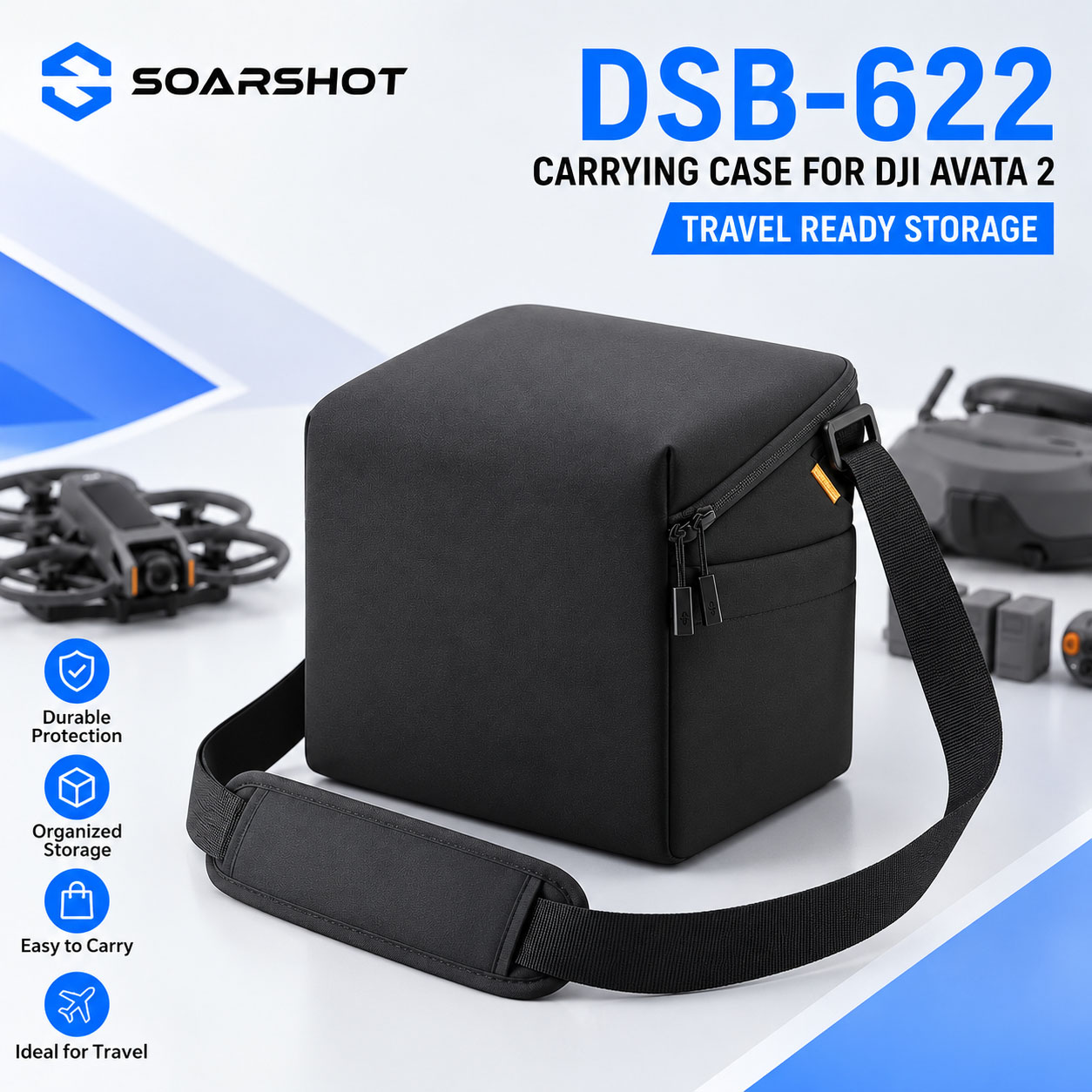 SOARSHOT DJI 아바타 2 고글 3 휴대용 크로 - Rc Helicopter Bag 리뷰 및 가격